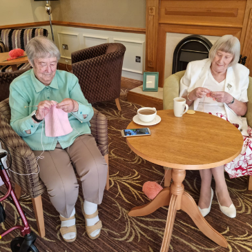 Knit and Natter circle this August at Westward Care