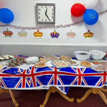 Pennington Court's buffet for the Platinum Jubilee