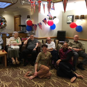 Balbir Singh Dance Company with Southlands residents.