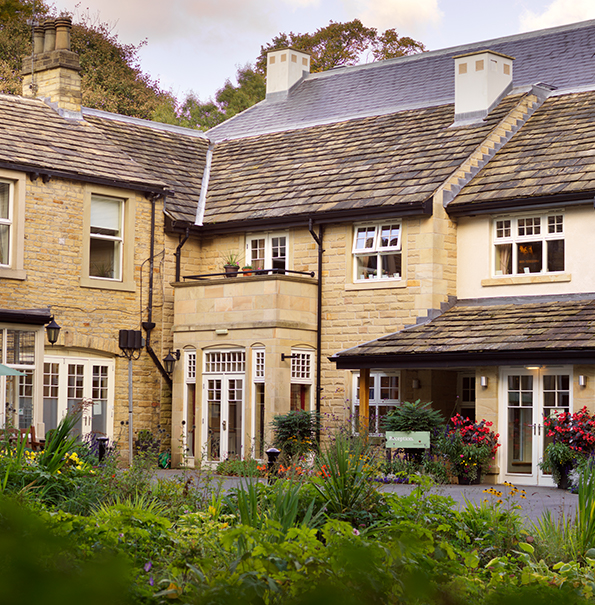 External view of Headingley Hall entrance