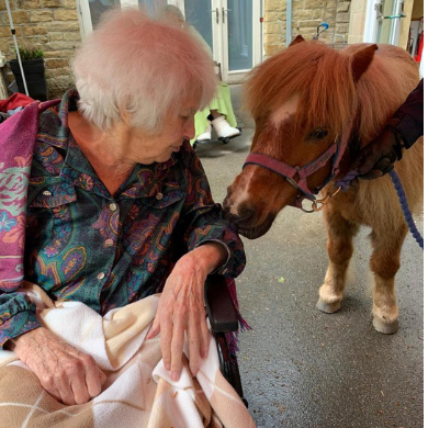 Residents at Headingley Hall and Pennington Court meet some new friends