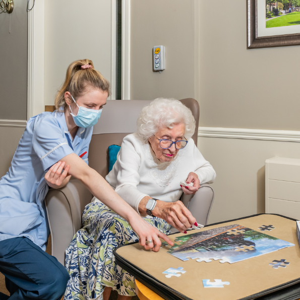 The Westward Community - Residents on the Balcony - Westward Care