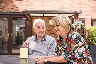 A cup of tea with dad